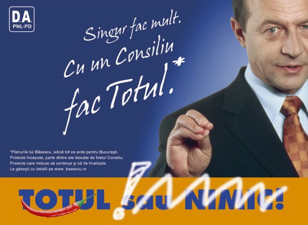 Traian Basescu – election campaign