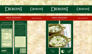 Deroni - rice packaging
