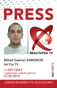 RTV - Press Card