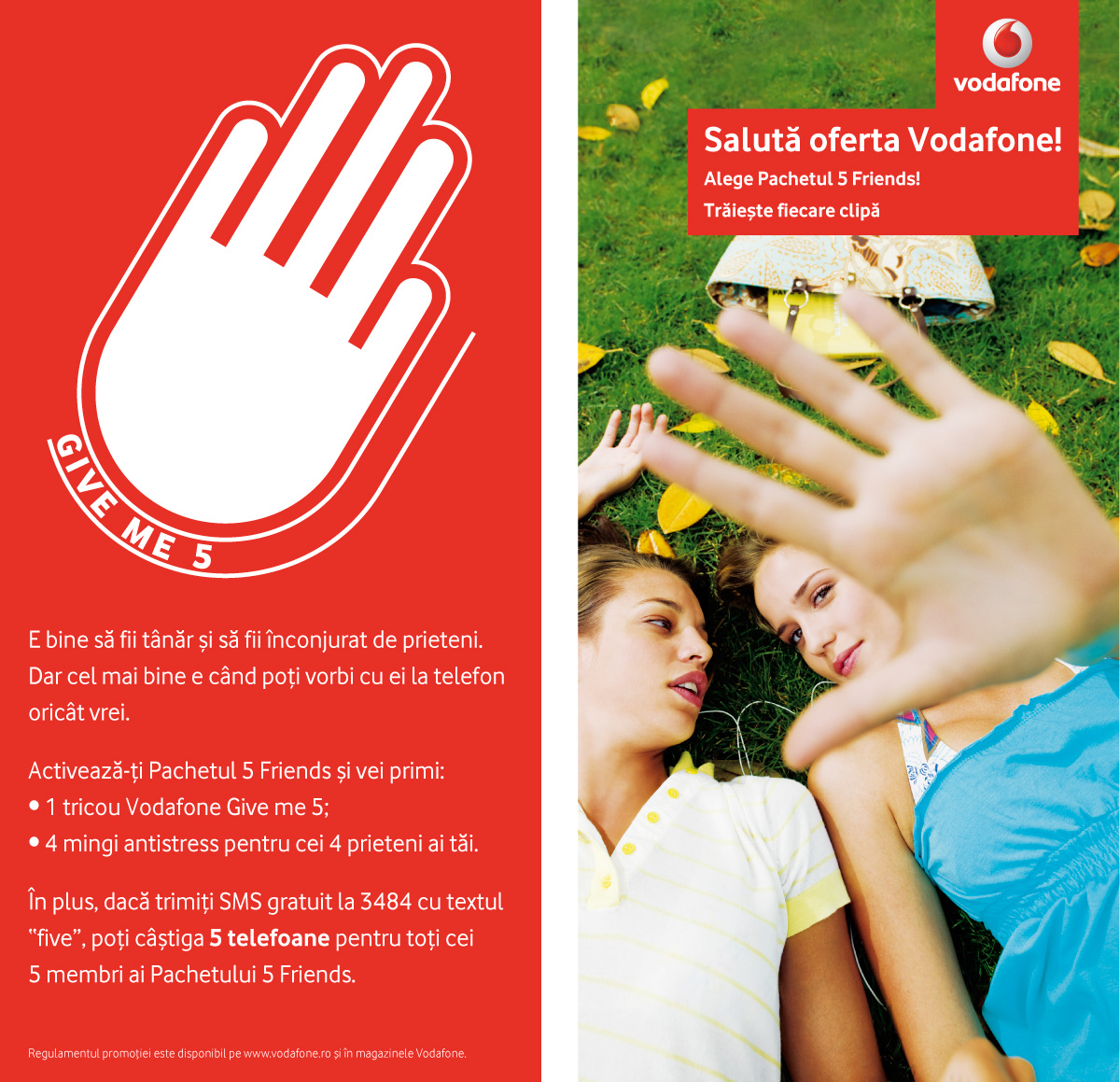 Vodafone - Student GiveMe5 Flyer