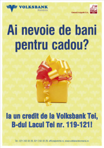 Volksbank - branch poster