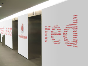 Vodafone - branding offices